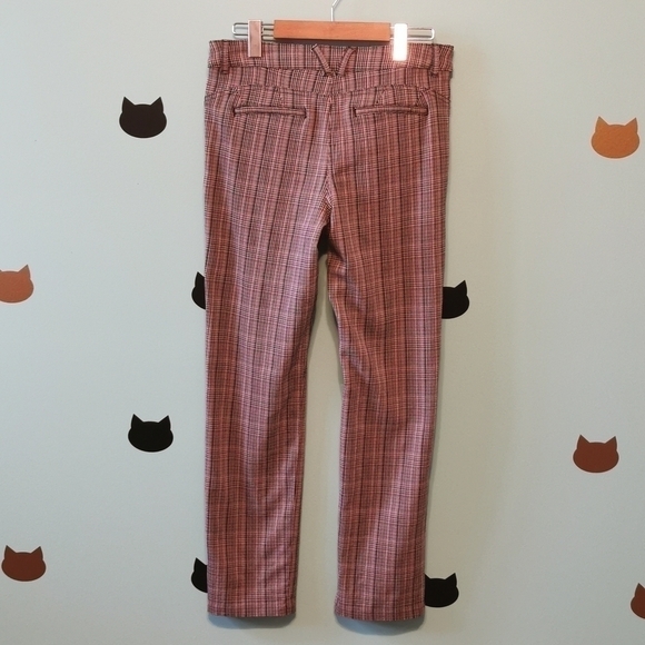DARK Academia Pants Stretch Houndstooth 6 - Picture 4 of 5